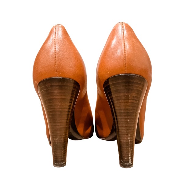 Vintage Brown Leather Giuseppe Zanotti Heels - Picture 3 of 12